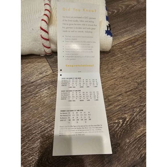 Quacker Factory Nautical Beach Lighthouse Button Front Cardigan Size NEW - Picture 9 of 10